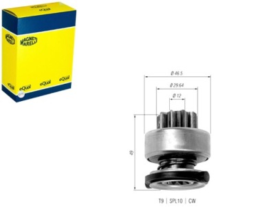 Шестерня, стартер magneti marelli 940113020334 фото №1