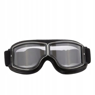 GAFAS MOTOCICLETA VINTAGE CONTROL REMOTO DE CUERO LENTES  