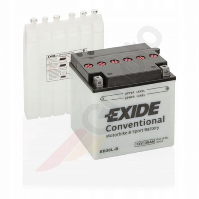 АККУМУЛЯТОР EXIDE EB30L-B YB30L-B СУХОЙ 30AH 12V P+