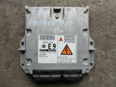 Primera p12 2.2 dci блок управления бортовой компьютер двигателя фото №1