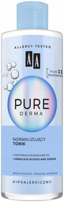 AA PURE DERMA Normalizujący tonik do twarzy 200 ml