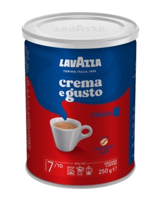 Kawa mielona LAVAZZA CREMA E GUSTO 0,25 kg PUSZKA