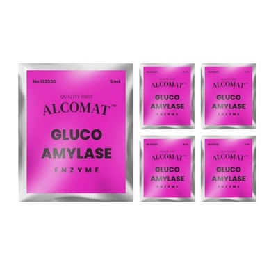 Glukoamylaza enzym scukrzający Alcomat Gluco 5szt