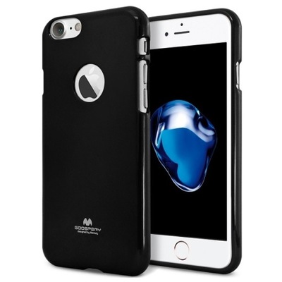 Mercury Jelly Case iPhone X czarny/black wycięcie/