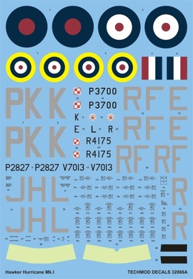 1:32 HAWKER Hurricane Mk.I TECHMOD 32066