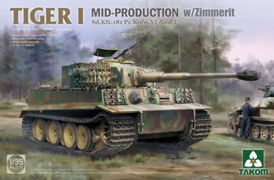 Takom 2198 1:35 Tiger I Sd.Kfz.181 Mid-Production w/Zimmerit