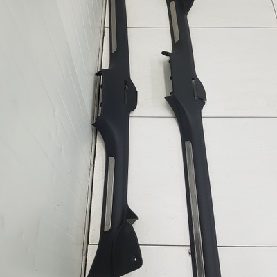 Накладки защита порог volkswagen passat b8 фото №1