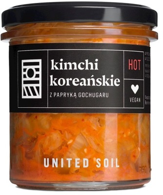 Kimchi koreańskie z papryką bio 290 g united soil