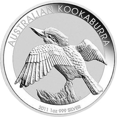 Srebrna moneta Kookaburra, 1 oz, 2011