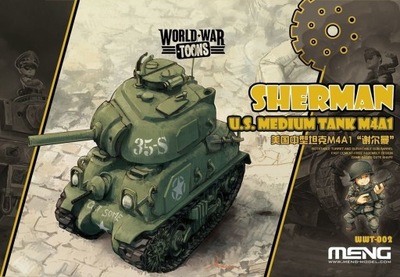 US Medium Tank M4A1 Sherman WWT Meng WWT002