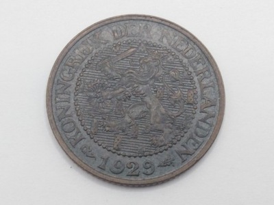 Moneta 2 1/2 cent 1929 Królestwo Niderlandów