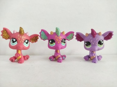 LPS Littlest Pet Shop Smok 3pcs