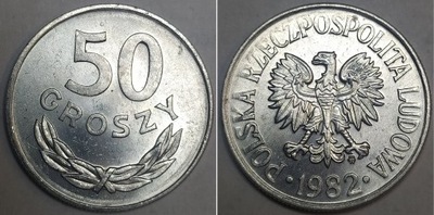 50 gr groszy 1982 MENNICZY st.1