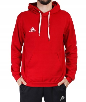 Bluza z kapturem adidas Entrada r.XXL - czerwona