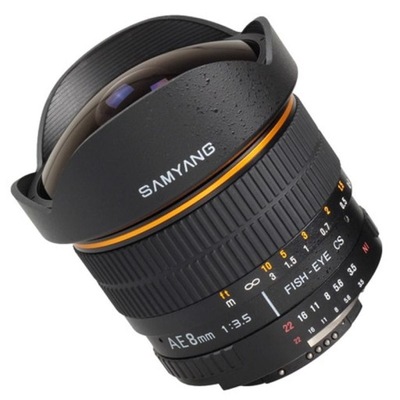 Samyang 8mm F3.5 do Samsung NX Fisheye