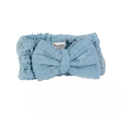 NACOMI OPASKA DO WŁOSÓW Z MIKROFIBRY NIEBIESKA