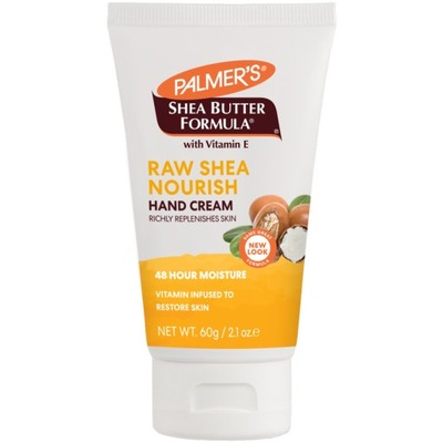 PALMERS RAW SHEA HAND CREAM Intensywnie nawilżający krem do rąk 60g