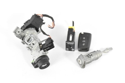 Замок зажигания ключ вкладка volkswagen taigo polo 2g vi mk6 фото №1