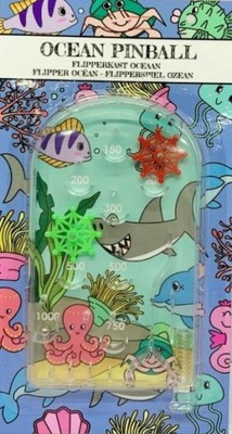 Arkádová hra pinball morské zvieratá