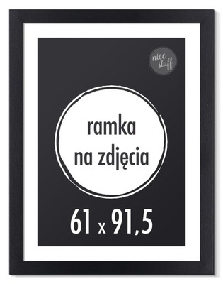 RAMKA NA ZDJĘCIA 61x91,5 cm foto ramki czarna