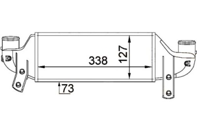 Hella интеркулер ford fiesta iv 1.8 d ja_. jb_ фото №1