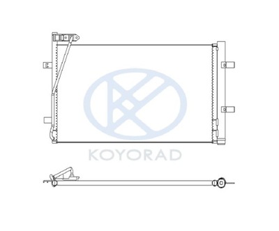 РАДІАТОР КОНДИЦІОНЕРА AUDI Q3 8U 2011- 8U0260401C