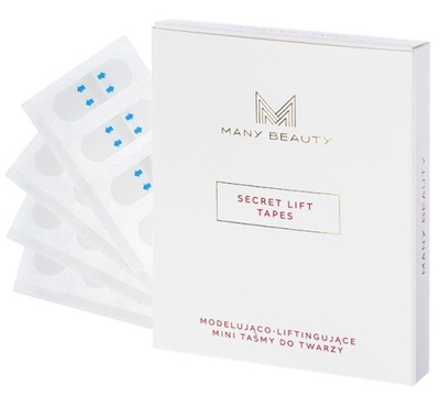 TAŚMY MODELUJĄCE, LIFTINGUJĄCE MANY BEAUTY SECRET LIFT TAPES 40 SZTUK