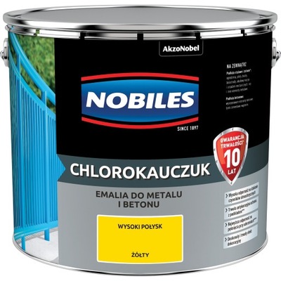 Nobiles Chlorokauczuk Żółty 10L