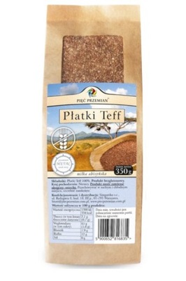 Płatki z teff (miłki abisyńskiej) Pięć Przemian 0,35 kg art spozywcze