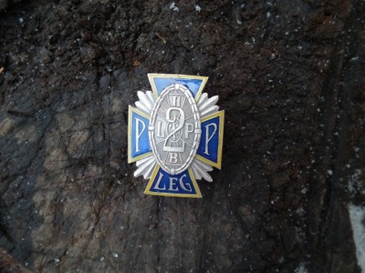 Odznaka pułkowa 2 pułk piechoty Legionów wzór 3 -Sandomierz