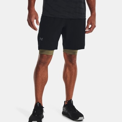 UA VANISH WOVEN 8IN SHORTS (L) Spodenki Męskie Czarny