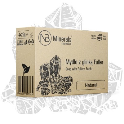 Naturalne Mineralne Mydło glinka Fuller 100g