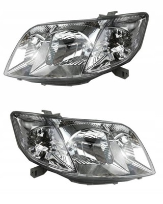 Toyota corolla e12 комплект фары лампы перед фото №1