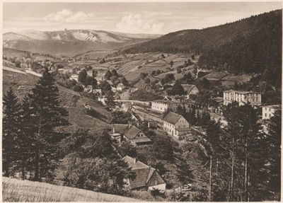 JAGNIĄTKÓW (Jelenia Góra). Widok Jagniątkowa, około 1915