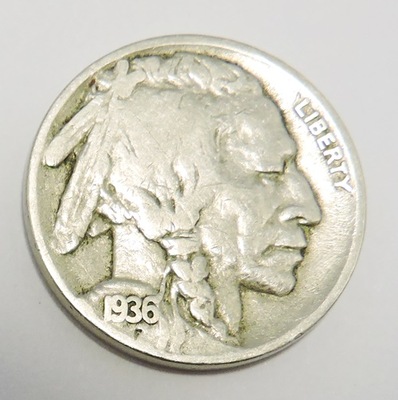 USA 5 cents 1936S Buffalo