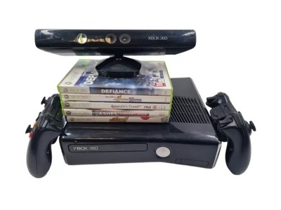 KONSOLA XBOX 360 250GB / 2 PADY / GRY / KINECT / OPIS!