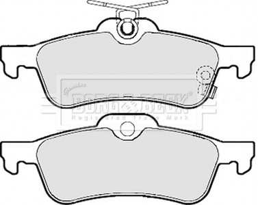 BORG & BECK BBP2109 JUEGO ZAPATAS DE FRENADO PARTE TRASERA  