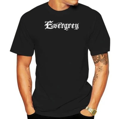 Koszulka New Evergrey Metal Band Logo Mens Black S M L T-Shirt
