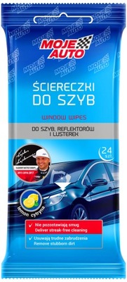 MOJE AUTO ŚCIERECZKI DO SZYB 24szt