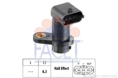 9.0449 SENSOR POSICIÓN ROLLO DISTRIBUCIÓN OPEL  