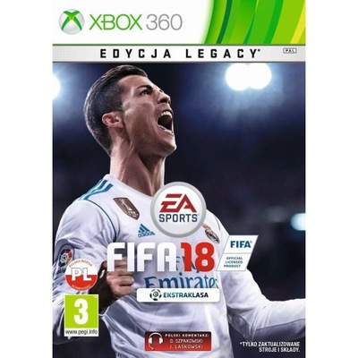 FIFA 18 XBOX 360 -EDYCJA LEGACY - POLSKI KOMENTARZ