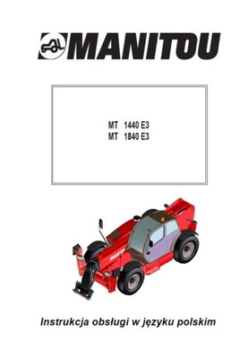 MANITOU MT 1440, 1840 SERIE E3 - ИНСТРУКЦИЯ PL фото