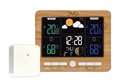STACJA POGODY JVD RB6685.2 RADIO CONTOLLED CZUJNIK ZEWNĘTRZNY HIGROMETR