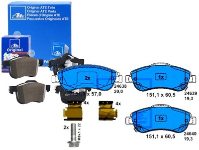 КОЛОДКИ ГАЛЬМІВНІ ATE 45022SWWG01 45022T1EG00 57260