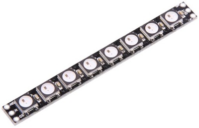 Listwa LED NeoPixel 8x WS2812B - iluminacja DIY!