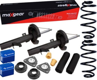 Амортизаторы подушки безопасности отбойники пружины перед ford focus mk ii 2 c-max фото №1