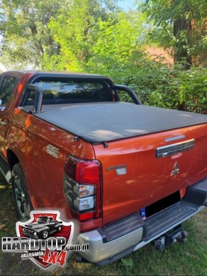 BULL BAR PARACHOQUE NEGRAS + TOLDO MITSUBISHI L200 2016+  