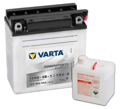 BATERÍA VARTA YB9-B 12V 9AH 85A  