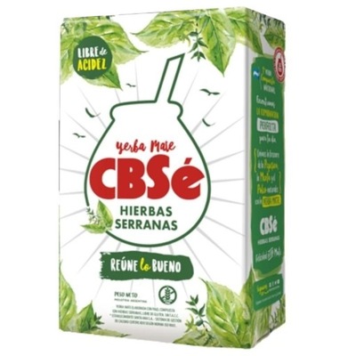 YERBA MATE CBSE HIERBAS SERRANAS MIĘTOWA 500g