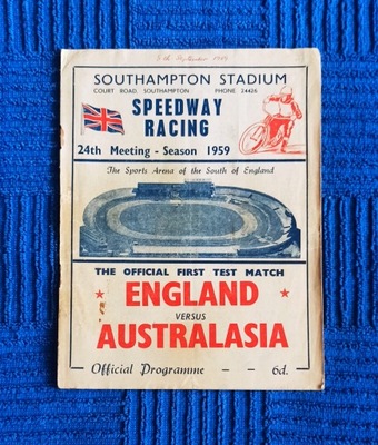 1959 _ ENGLAND - AUSTRALASIA